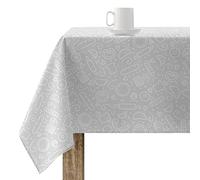 BELUM Nappe en résine anti-taches Masterchef Taille : 250 x 140 cm Modèle : 0400-40 Tissu : 100% coton - Nappe non-toile cirée toucher coton très doux - Nappe imperméable à l'eau répulsif liquide