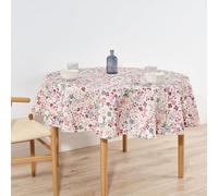 BELUM Nappe Ronde diamètre 140 Anti-Taches 100% Coton résiné, Nappe Non tissée, Nappe au Toucher Coton, Nappe imperméable, Nappe Anti-Taches, répulsif liquides