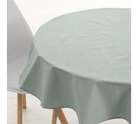 BELUM Nappe Ronde diamètre 180 Anti-Taches 100% Coton résiné, Nappe Non tissée, Nappe au Toucher Coton, Nappe imperméable, Nappe Anti-Taches, répulsif liquides