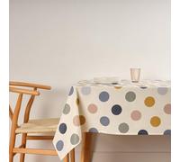 BELUM | Nappe XL 180 x 300 cm Anti-Taches 100% Coton résiné, Nappe Non cirée au Toucher Coton, Nappe imperméable, Nappe Anti-Taches répulsif liquides