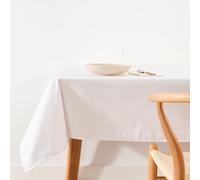BELUM | Nappe XL 200 x 180 cm résine 100% Coton Bio ; Nappe résine Non Toile ; Grande Nappe pour Table rectangulaire, Nappe sans rigidité, Nappe imperméable