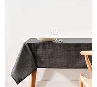 BELUM | Nappe XL 250 x 180 cm résine 100% Coton Bio ; Nappe résine Non Toile ; Grande Nappe pour Table rectangulaire, Nappe sans rigidité, Nappe imperméable