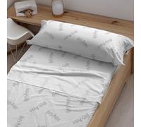 BELUM - Parure de lit avec taie d'oreiller et Drap-Housse imprimé 100% Coton Modèle Harry Potter pour lit de 150/160 | Parure de lit légère, Douce et Confortable | Harry Potter Licence Officielle