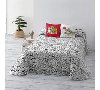 BELUM | Tom&Jerry Couvre-lit Bouti Tom and Jerry BN, couvre-lit en coton organique et peigné pour lit de 150, couvre-lit double, couvre-lit pour toutes les saisons