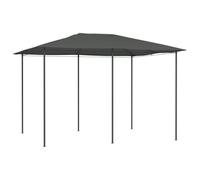 Belvédère 3x4x2,6 m Anthracite 160 g/m² | Construction acier solide, Toit résistant pluie et soleil, Idéal barbecue et pique-nique