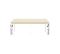 vidaXL Pavillon mural 6x3x2,5 m blanc crème