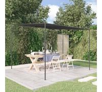 Belvédère anthracite 3x3 m 180 g/m² tissu et acier auvent vidaXL
