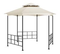 Belvédère avec parois 3,1x2,7 m Crème