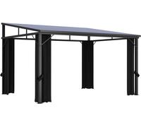 Belvédère avec rideau 405x294x244 cm Anthracite