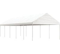 Belvédère avec toit blanc 11,15x4,08x3,22 m polyéthylène
