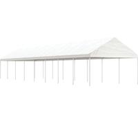 Belvédère avec toit blanc 17,84x4,08x3,22 m polyéthylène