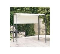 vidaXL Pavillon avec toit 220x110x200 cm Crème