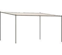Belvédère blanc 4x4 m 180 g/m² tissu et acier