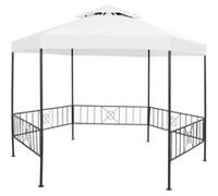 vidaXL Pavillon de jardin 323x275x265 cm Blanc 180 g/m