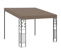 vidaXL pavillon mural 3x3x2,5 m Taupe
