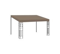 vidaXL Pavillon mural 4x3x2,5 m Taupe