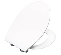 Bemis Click & Clean toilette® Cuvette toilette Slim à fermeture amortie | Installation amovible et facile | abattant wc antibactérien avec fermeture en douceur | Blanc |
