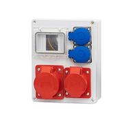 Bemis Distributeur mural R-240 16 A 5p, 32 A 5p, 2 x 230 V, IP44
