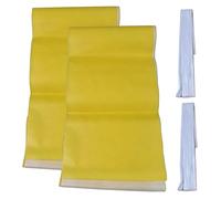 Bemonew 2 Rouleaux de Ruban adhésif pour Arbre à Mouches Lanterne tachetée 9, 84 Pouces X 32, 81 Pieds Ruban adhésif Double Face pour la Protection des Arbres fruitiers avec 20 Attaches