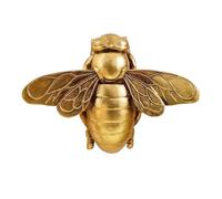 Bemonew Décoration Murale d'abeille 7, 76x2, 17x5, 43 Pouces, décorations d'abeilles Vintage en résine dorée 3D pour la Maison, idéales pour Les collectionneurs et Les Amoureux de la Nature