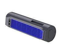 Bemonew Mini climatiseur portable, ventilateur 3 en 1 à 3 vitesses, support mural, ventilateur de refroidissement rechargeable par USB pour maison/bureau/dortoir/camping-car, gris