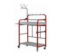 BenBow 204 Chariot de peinture, support de peinture mobile universel, chariot de travail, support de peinture rotatif, chevalet de peinture, galvanisé, peinture