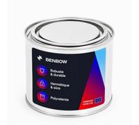BenBow Boîte de Conserve Vide avec Couvercle à Pression 1 x 0,5 l - Seau en Fer-Blanc, boîte Vide Bidons de Peinture, conteneur en métal pour Peinture Automobile, Produits Chimiques