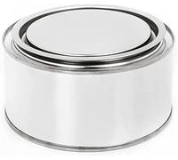 BenBow boîte en fer blanc 4x 250 ml avec capot à enfoncer - hermétique, opaque, vide, ronde - récipient de rangement