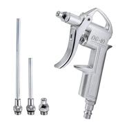 BenBow DG-10 Pistolet de Soufflage à Air avec 3 Buses - Accessoire Pneumatique pour Compresseur à Air Portatif - Soufflette Air Comprimé avec Raccord Rapide - Souffleur Air Comprimé Polyvalent