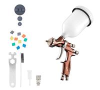 BenBow Pistolet à air comprimé Professionnel PK80 Premium avec Accessoires, Verre pour Pistolet de Peinture Automobile 1,2 mm