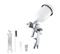 BenBow Pistolet à Peinture PK60 HVLP 1,4 mm buse + réservoir de Peinture de 600 ML - idéal pour la Peinture Automobile, Les projets DIY - Parfait pour Les Couches de Base et Les Vernis