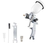 Benbow pistolet à peinture PK60, set de 7 pièces, buse de 0,8mm dans le set, réservoir 600ml, pression 2 bar