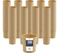 BenBow Récipient jetable en papier kraft sans couvercle 500 x 350 ml
