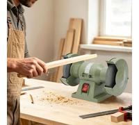 Bench Grinder, mini ponceuse d'établi, 250 W, double bloc de ponçage de | Ponceuse de table compacte avec 2800 tr/min et prise européenne - Idéale pour le ponçage et le polissage du métal et du bois