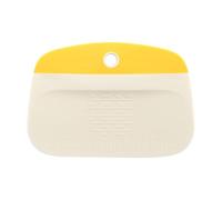 Bench Scraper Chopper - Outil de découpe flexible pour pizza multi-usages avec règle de mesure | PP polymère Hanging Hook Hole Kitchen Tool for Baking Cookie Vegetable Bread Cake
