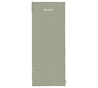 Bench Serviette de Sport et de Fitness, env. 50x125 cm + 15 cm de rabat, 100% Polyester, Dos Avec Revêtement Pour Appareils de Fitness, Poche Zippée Intégrée, Couleur : Vert, Réf. : 6912616558