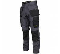 Bench Workwear Dallas Hommes Pantalon de travail BNCH 014-Gris/Noir W36/L33