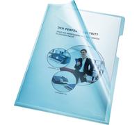 bene 205000BL Pochette transparente en PVC A4 0,15mm bleue