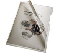 bene 205000GR Pochette transparente en PVC A4 0,15 mm grise