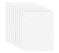 BENECREAT 10 Feuille 2400 Pcs Points en Mousse Double Adhésif 6.5x6mm, Bandes de Mousse Hexagonales 3D, Support Adhésif à Points pour Bricolage, Fabrication de Cartes, Fournitures de Bureau