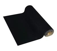BENECREAT 15,7 x 118pouces/0,4 x 3m Noir Auto-Adhésif Velours Feuille de Flocage, Doux et Durable Feuilles de Feutre pour Décoration de Bijoux 0.4mm D'Épaisseur
