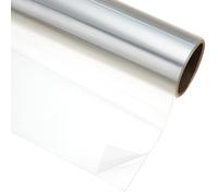 BENECREAT 5 m Rouleau Adhésif Double Face Transparent, Ruban Adhésif Double Face de 31.2 cm de Large pour L'Art DIY, Artisanat, Ruban Décoratif pour la Maison avec Doublure Blanche, Épaisseur de 0.1mm