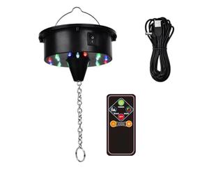 Benedik Lumières de Moteur de Boule Disco Rotative avec Télécommande, 18 LED pour Rotateur de Boule à Facettes de 12, 16, 20 et 24 Pouces (Boule Non Incluse)