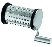 Bénéfice râpe pour moulin à fromage et à chocolat, en acier inoxydable 18/10, pour obtenir des copeaux de taille moyenne, compatible lave-vaisselle, dimensions : 15,5 x 9,6 x 5,9 cm, couleur : argent/