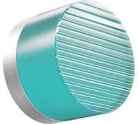 Beneito Faure Applique Led Oma 8W, Ip65, Interrupteur Cct 2000K/2800K/4000K, Plafonnier Mural Vintage En Aluminium Turquoise