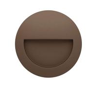 BENEITO FAURE - Mis R Wall 3W LED Spot encastrable pour marches - Applique murale ronde IP65 Interrupteur 2700K/3200K/4000K - Corten
