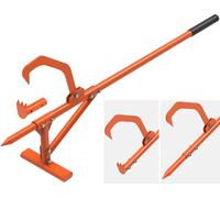 BeneLabel Levier Forestier, Timberjack Rouleau à Bûches Cric à Bûches 3en1 Accessoires pour Fendeuses à Bois pour Saisir, Déplacer et Serrer avec Poignée Antidérapante, 132-147cm
