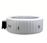 BeneoSpa Nouveau 2026 Spa Gonflable Portable à Bulles, Bain à Remous, Jacuzzi (Gris)