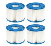 Benfosh Lot de 4 cartouches filtrantes de piscine type S1 compatibles avec Intex PureSpa 29001E PureSpa Catridge