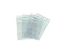 BenjiPower - Lot de 100 sachets à fermeture zip transparent format 4 x 6 cm : 40 x 60 mm 50µ - qualité alimentaire